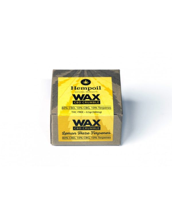 Wax CBD & CBG Crumble | Lemon Haze Terpenes - 500mg