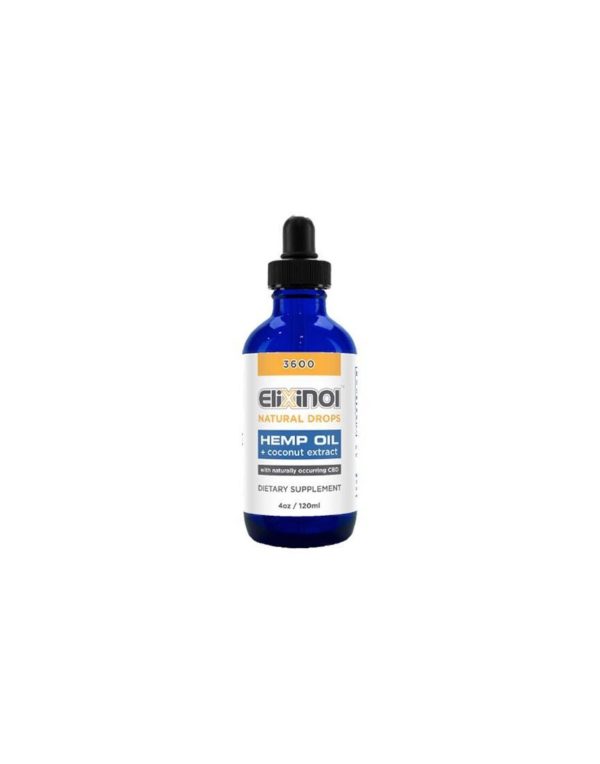 Elixinol 3600 mg CBD Tincture (120 ml) taste: Natural