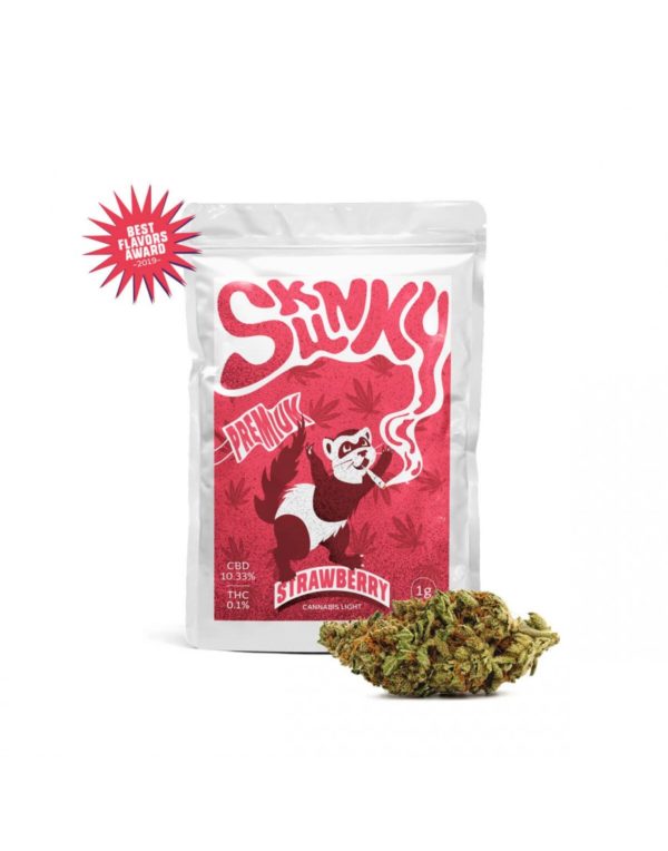 Skunky -Strawberry CBD Flowers 1gr