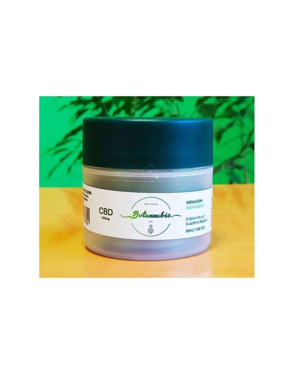 Botannabis CBD Cannabis Balm on a jar, greek product