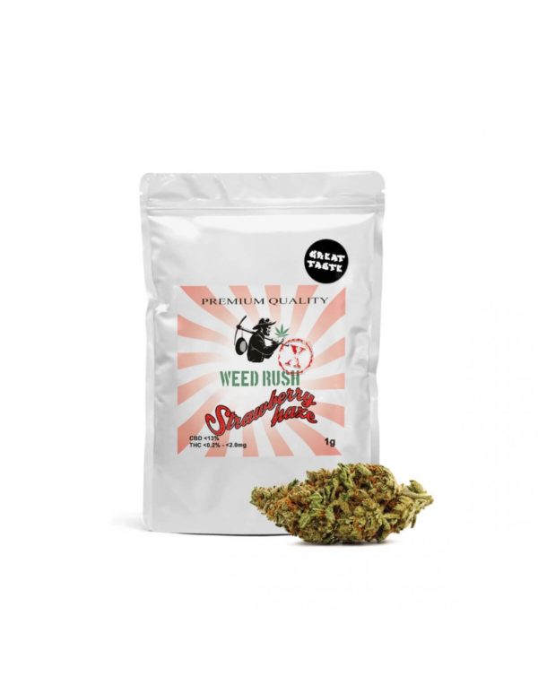 Weed Rush - Strawberry Haze CBD Flowers 1gr