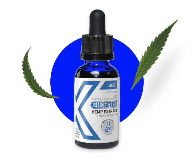 CBD Tinctures bottle from elixinol.