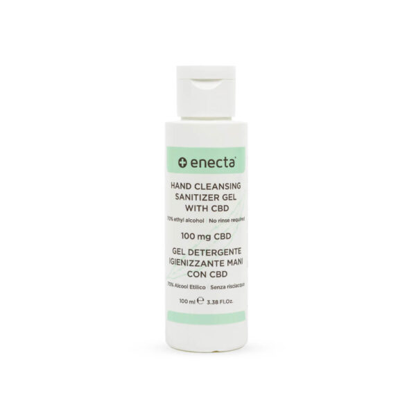 Enecta Hand Sanitiser Gel with 100mg CBD - 100ml - product photo