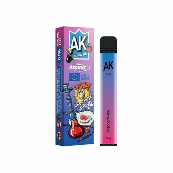 AK e-Shisha - Disposable Pen Vape Raspberry Ice without nicotine. Best Price Europe