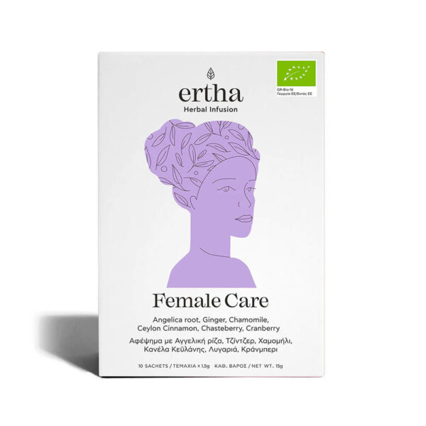 Ertha Herbal Infusion "Female Care" 15 grams.10 sachets of Greek organic herbs.