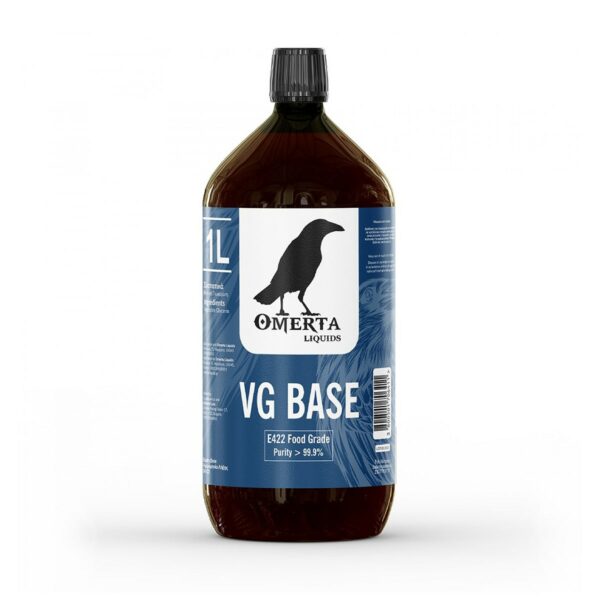 Omerta Glycerine E-liquid Base VG 1000ml to mix with flavor shots.