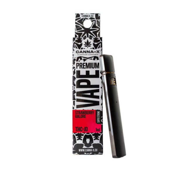 THC-JD Vape (Μιας χρήσης) 15% THC-JD της Canna-X σε πολλές γεύσεις και 1ml μέγεθος για ατελείωτη απόλαυση. Κορυφαία ποιότητα ηλεκτρονικού τσιγάρου THC-JD στη καλύτερη τιμή σε Ελλάδα και Ευρώπη. Αποκλειστικά στη Hempoil®