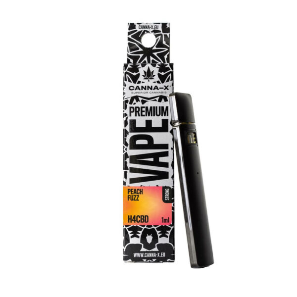 H4CBD Vape disposable electronic cigarette by Canna-X in unique flavors and 1ml size for endless enjoyment. Top quality H4CBD e-cigarette at the best price in Greece and Europe. Exclusively at Hempoil®