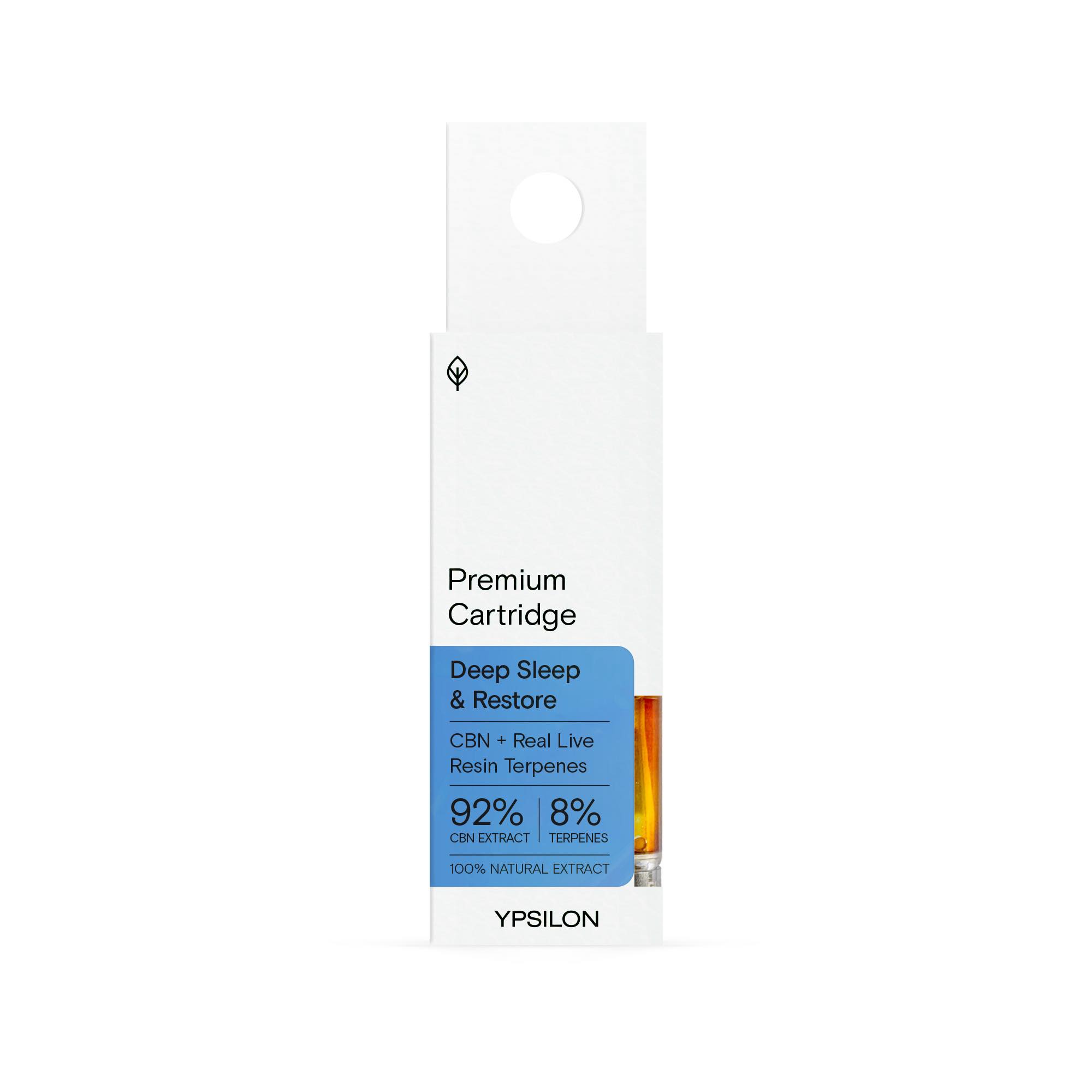Ypsilon Cartucho de Terpenos Vivos y CBN Zoap – 1ml