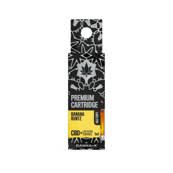 Canna-X Live Terpenes & CBD Cartucho Banana Runtz - 1ml