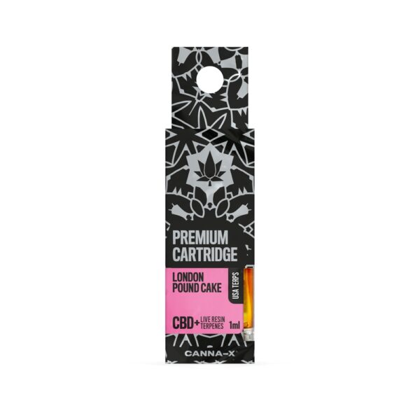 Canna-X Live Terpenes & CBD Cartucho London Pound Cake - 1ml