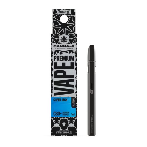 Canna-X Live Terpenes & CBD Disposable Vape Super Jack - 1ml