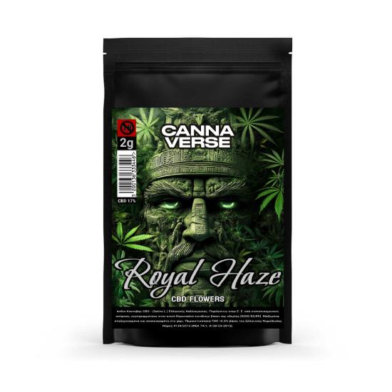 Cannaverse Cannabis Flowers Royal Haze 17% CBD 2 & 10gr