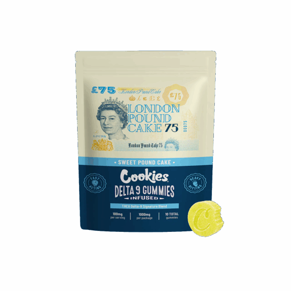 Cookies Delta 9 Gummies London Pound Cake - 10 uds