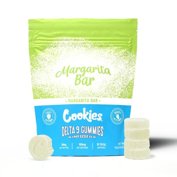 Cookies Delta 9 Gummies Margarita Bar - 10 uds