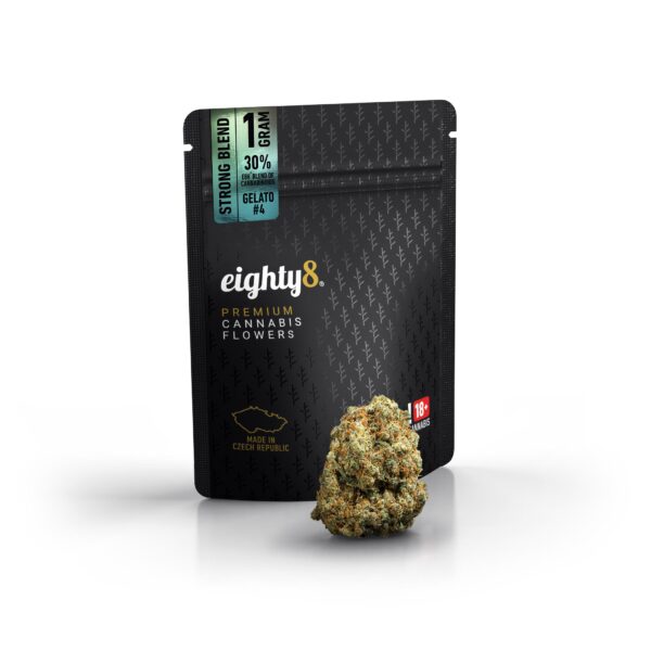 Eighty8 CBD Cannabis Flowers 19% Gelato #4 - 1gr & 3,5gr