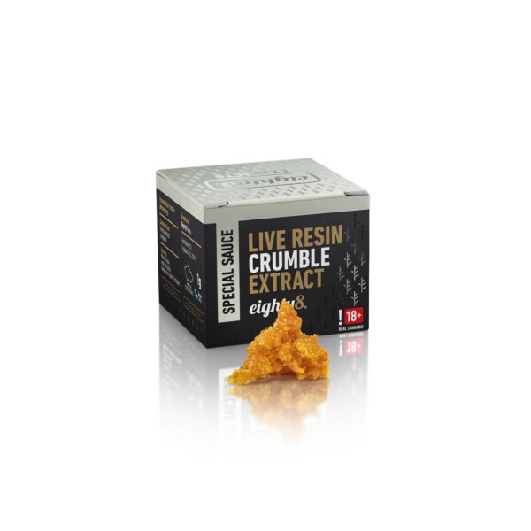 Eighty8 Crumble Live Resin Extracto CBD 82% - 1gr
